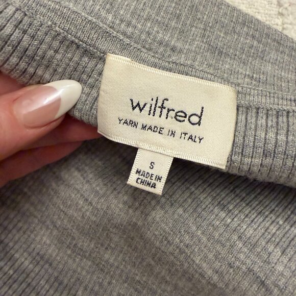 ARITZIA/WILFRED CROQUIS OFF THE SHOULDER SWEATER - Picture 9 of 12
